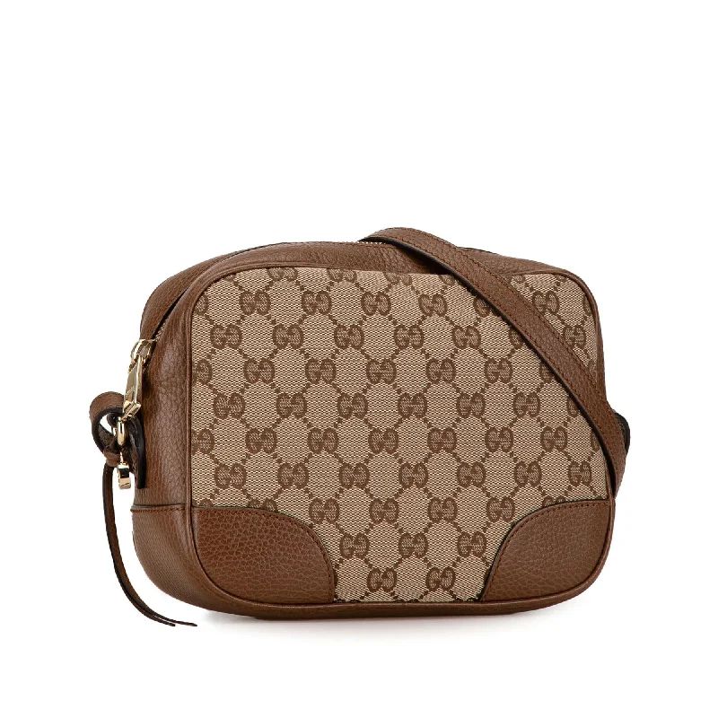 Ladies Gucci handbags with a detachable coin purse insideGucci GG Canvas Bree Crossbody 6tx3cw)