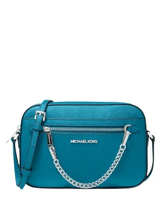 Michael Michael Kors Bags for music festivals with a trendy designMichael Michael Kors Jet Set Large Saffiano Leather Crossbody Bag