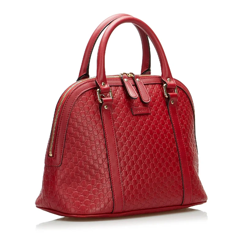 Women Gucci backpacks with a luxurious leather finishGucci Microguccissima Dome (SHG-yyZ9Dl)