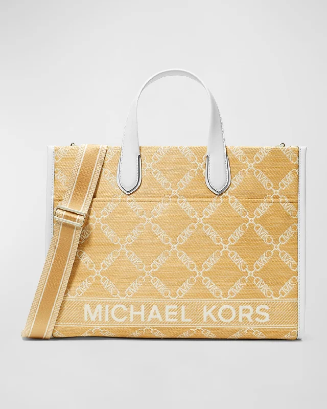 Michael Michael Kors Bags for meditation retreats in a simple and peaceful designGigi Large Grab Monogram Tote Bag