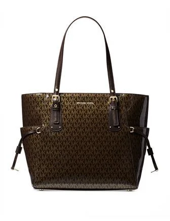 Michael Michael Kors Bags for career transitions to boost confidenceMichael Michael Kors Signature Glossy Voyager East West Tote