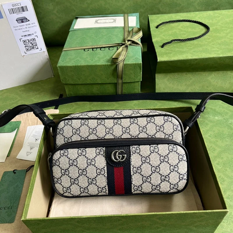 Women Gucci Sylvie bags with a monogram - embossed leatherWF - Gucci Bags - 1350