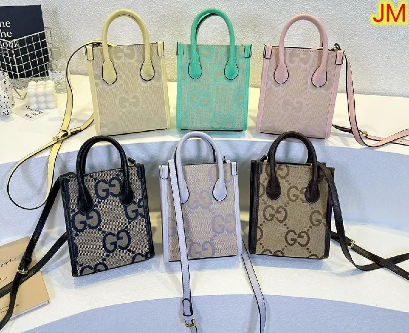 Women Gucci bags with a detachable mirror insideGucci tote handbag