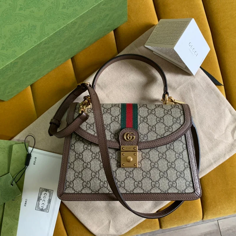 Women Gucci Sylvie bags with a leather - wrapped handleWF - Gucci Bags - 1559