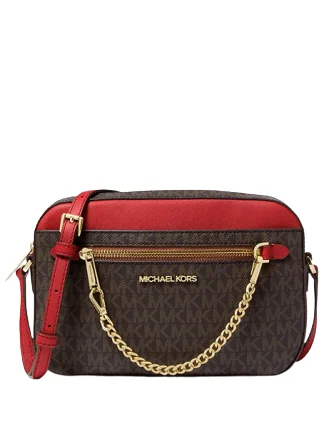 Michael Michael Kors Bags for family reunions to match the festive moodMichael Michael Kors Jet Set Large Logo Crossbody Bag