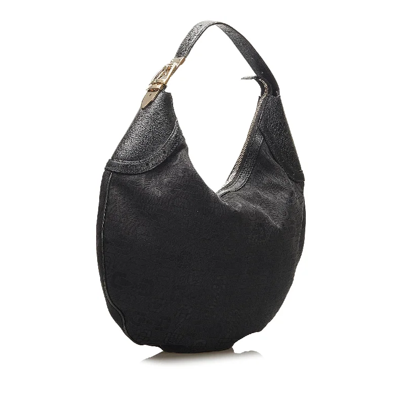 Women Gucci Sylvie bags with a leather - wrapped handleGucci Horsebit Glam Hobo (SHG-uQ3Ryw)