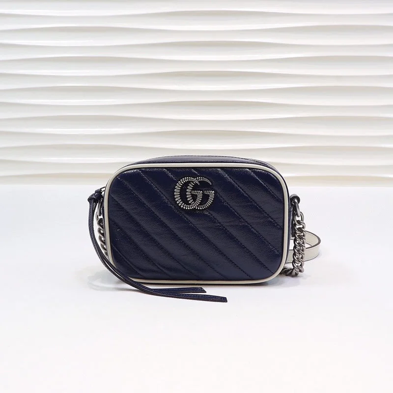 Women Gucci Sylvie bags with a monogram - embossed leatherWF - Gucci Bags - 1356