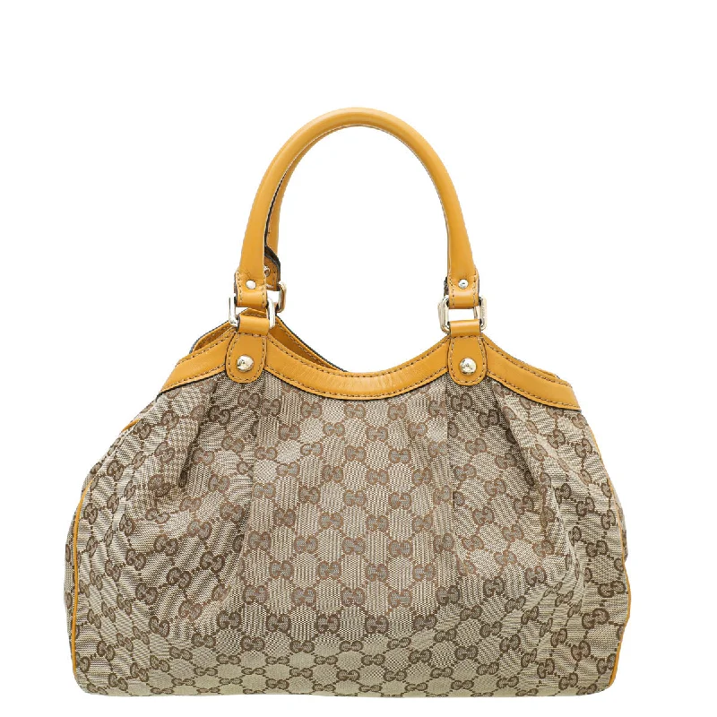 Ladies Gucci Dionysus bags with a star - shaped charmGucci Brown GG Sukey Tote Medium Bag