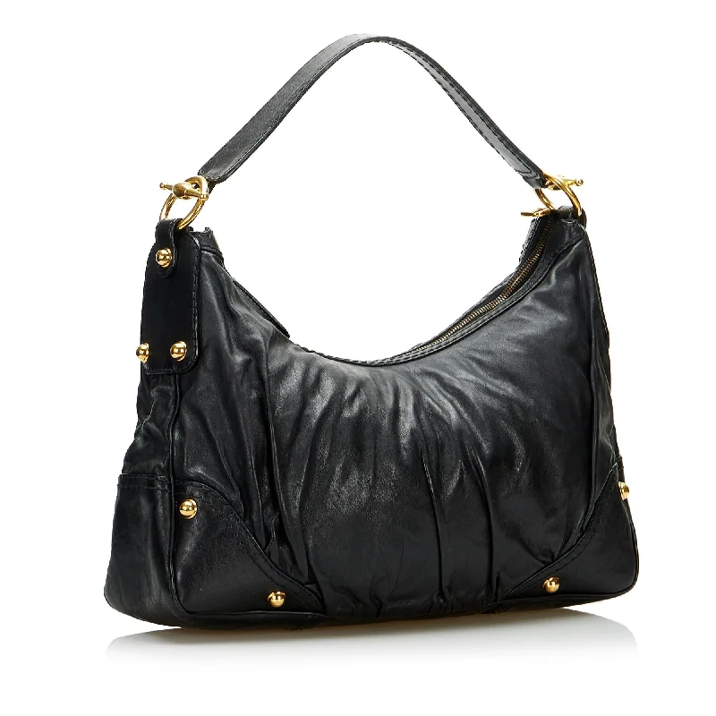 Ladies Gucci Dionysus bags with a chain - link shoulder strapGucci Jockey Shoulder Bag (SHG-14S49N)