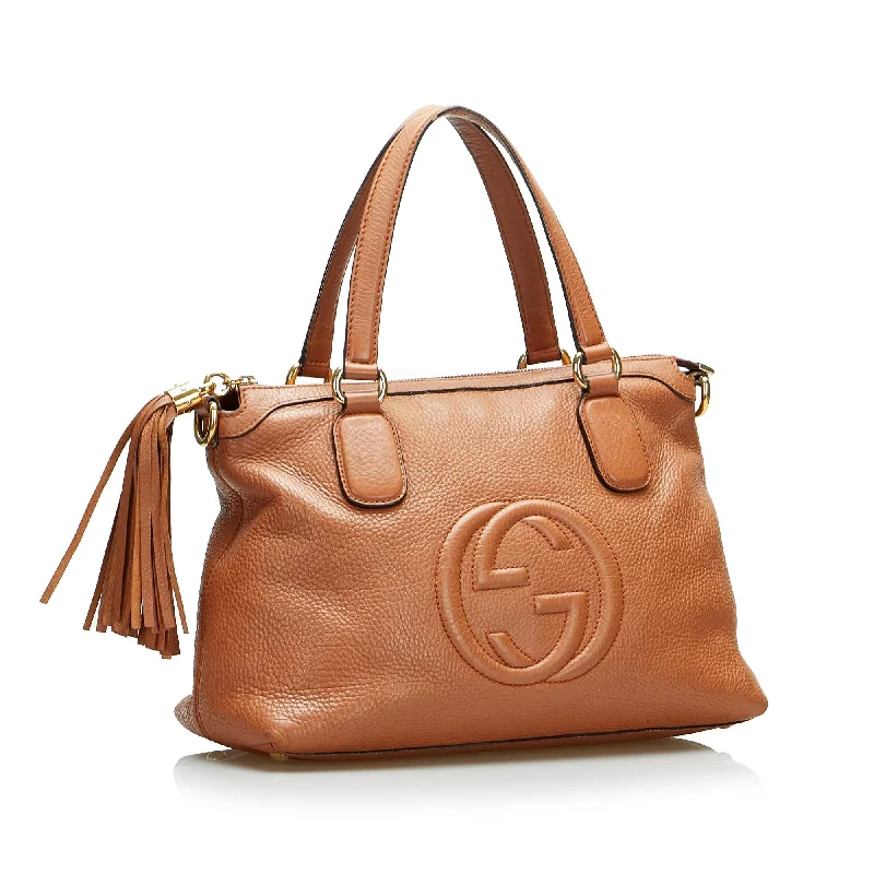 Gucci handbags for women with a metal - framed claspGucci Small Soho Working Satchel (SHG-IfRROY)