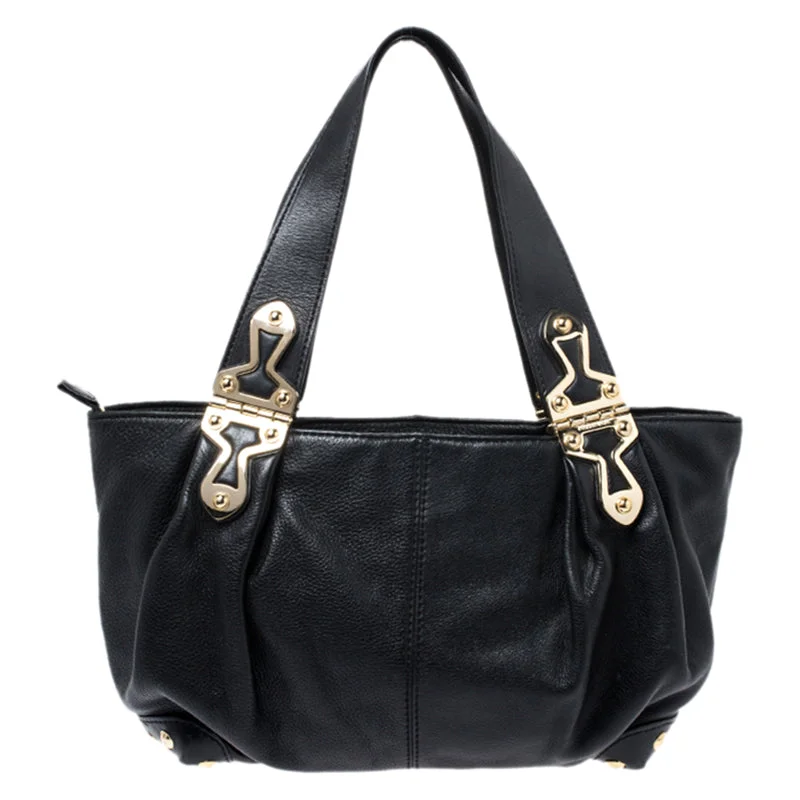 Michael Michael Kors Bags for cooking classes with compartments for utensilsBlack Leather Stud Bottom Hobo