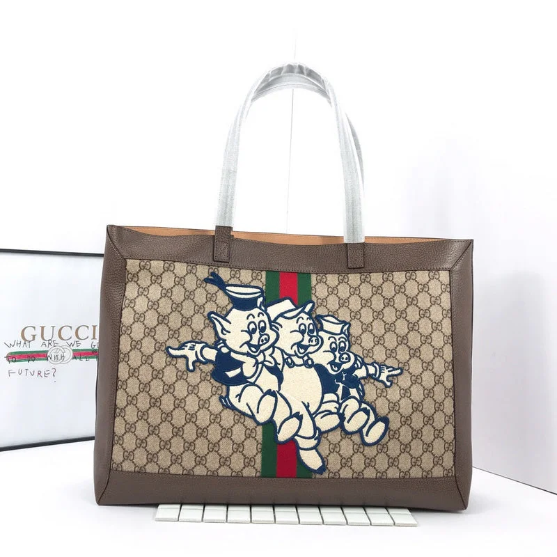 Women Gucci bags with a chain - link trim and a leather bodyBC - GUCCI BAG - 2687