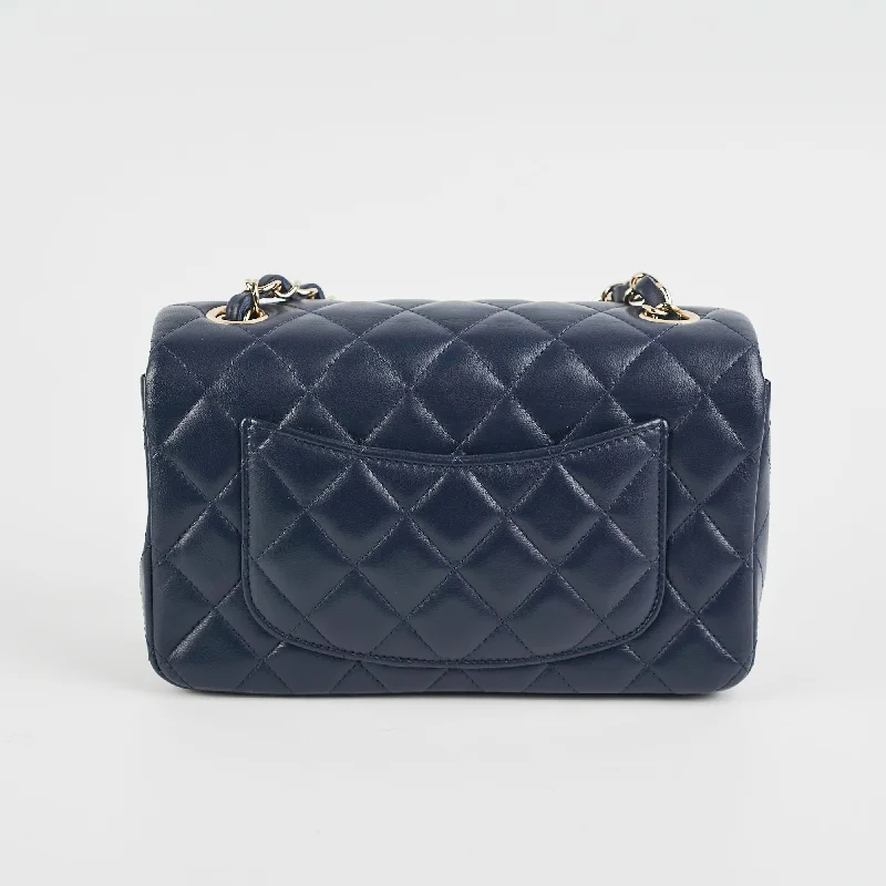 Chanel Classic Flap Bag for Evening PartyChanel Mini Rectangular Navy